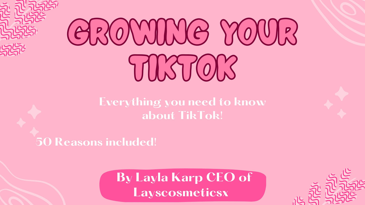 Grow your TikTok