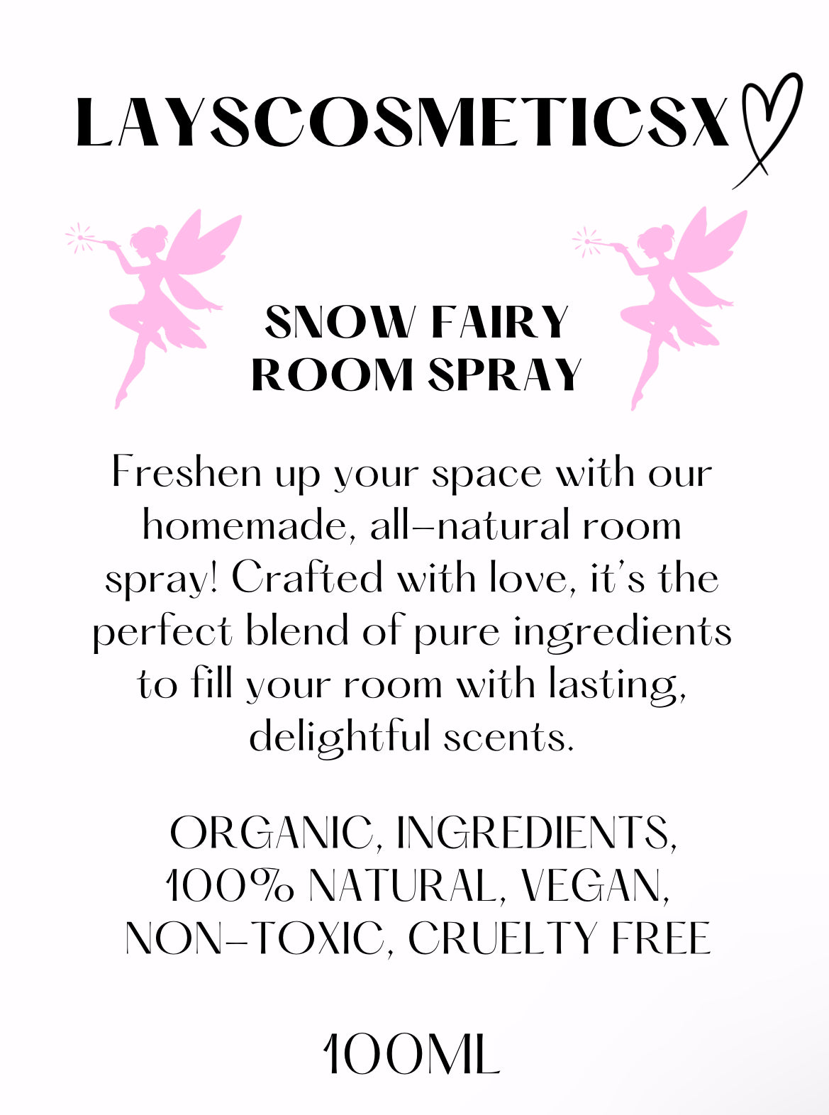 Snow Fairy Room Spray